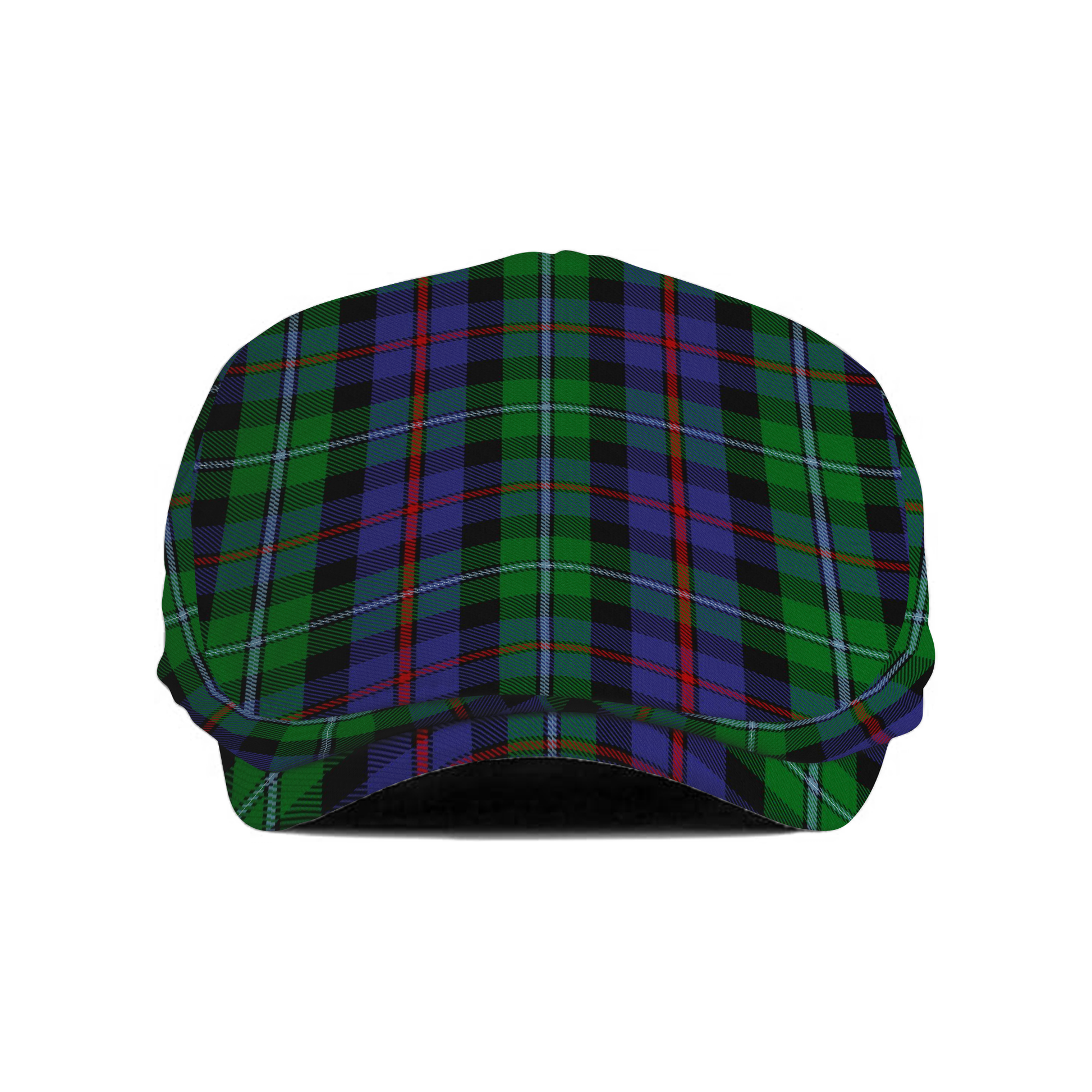 Clan Campbell of Cawdor Tartan Flat Cap