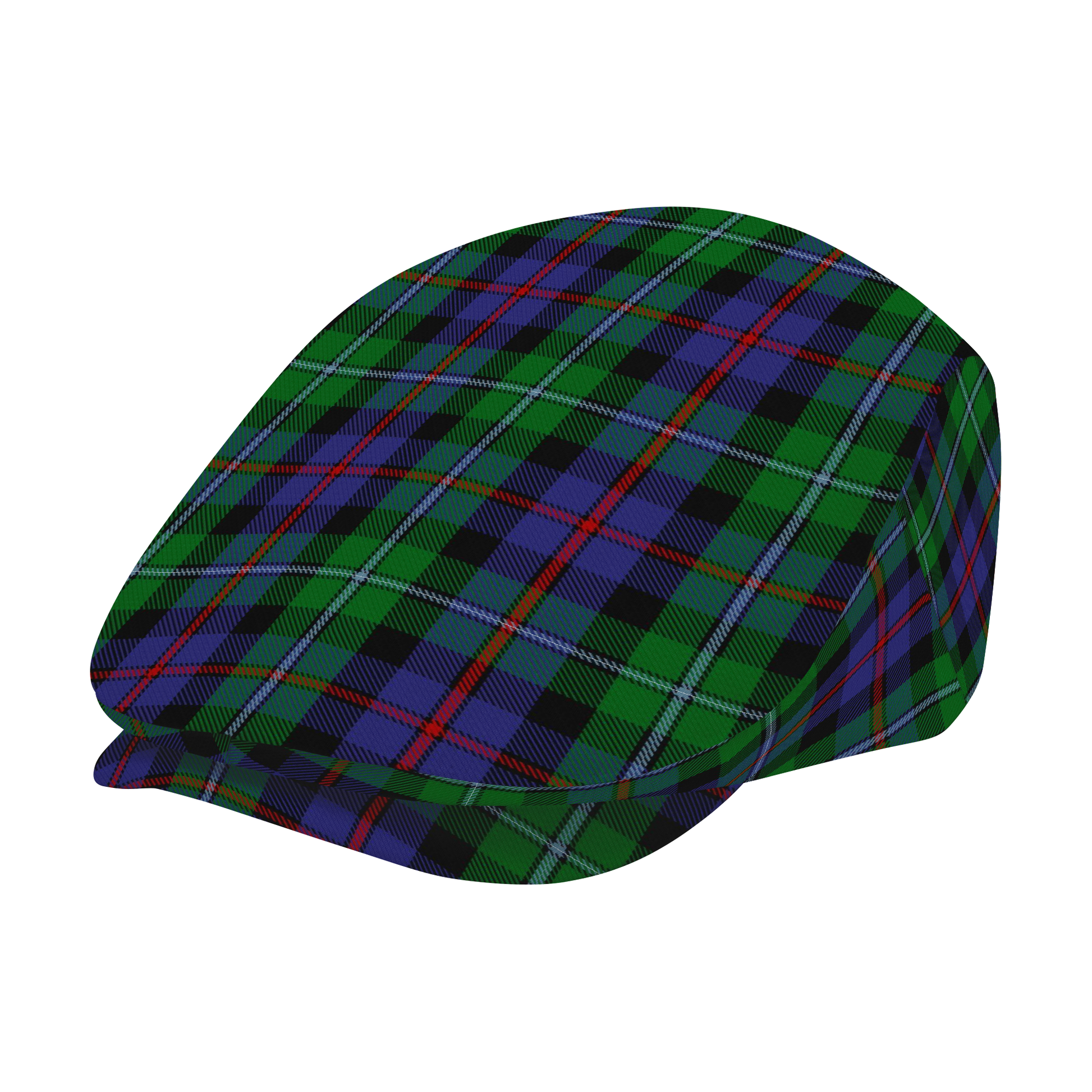 Clan Campbell of Cawdor Tartan Flat Cap