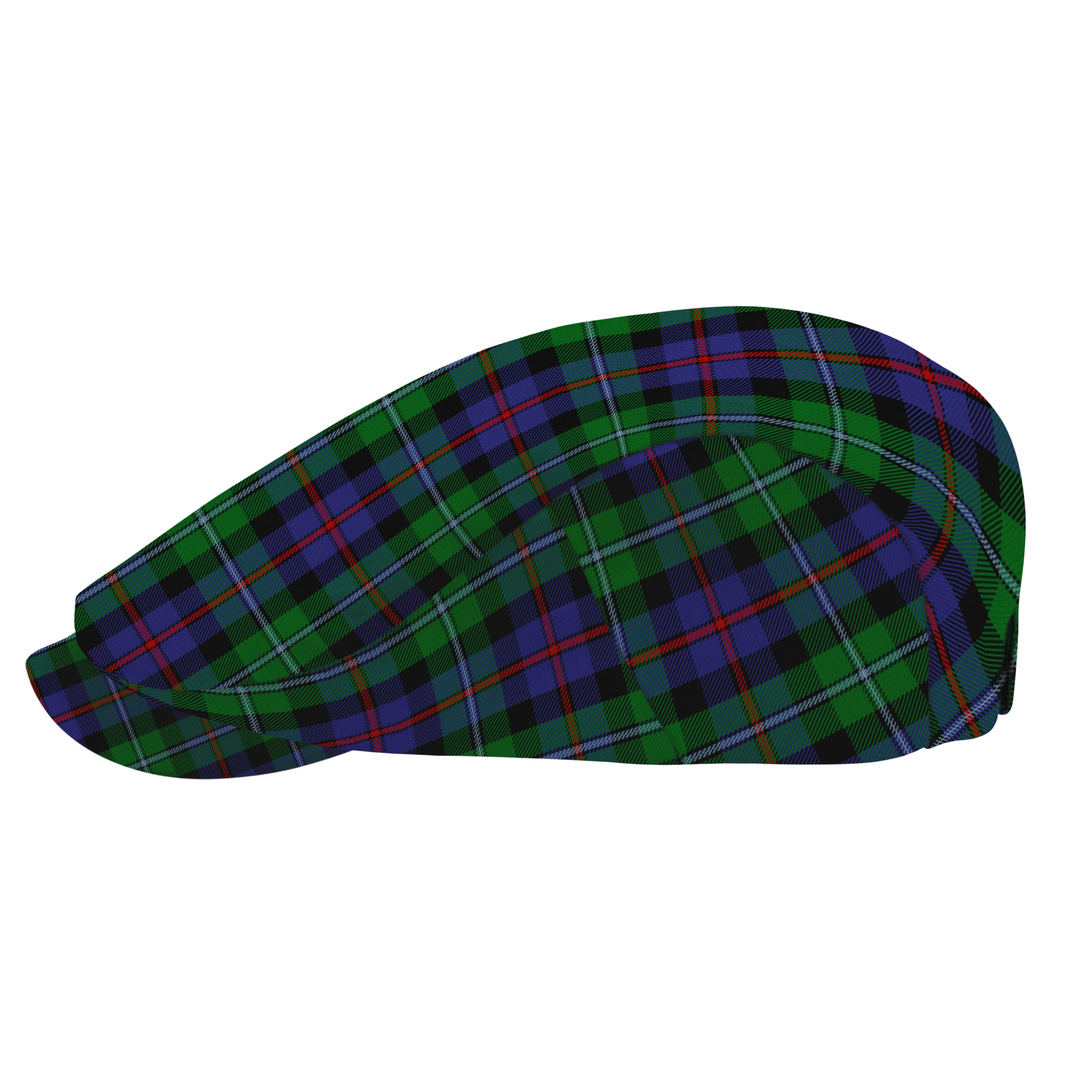 Clan Campbell of Cawdor Tartan Flat Cap