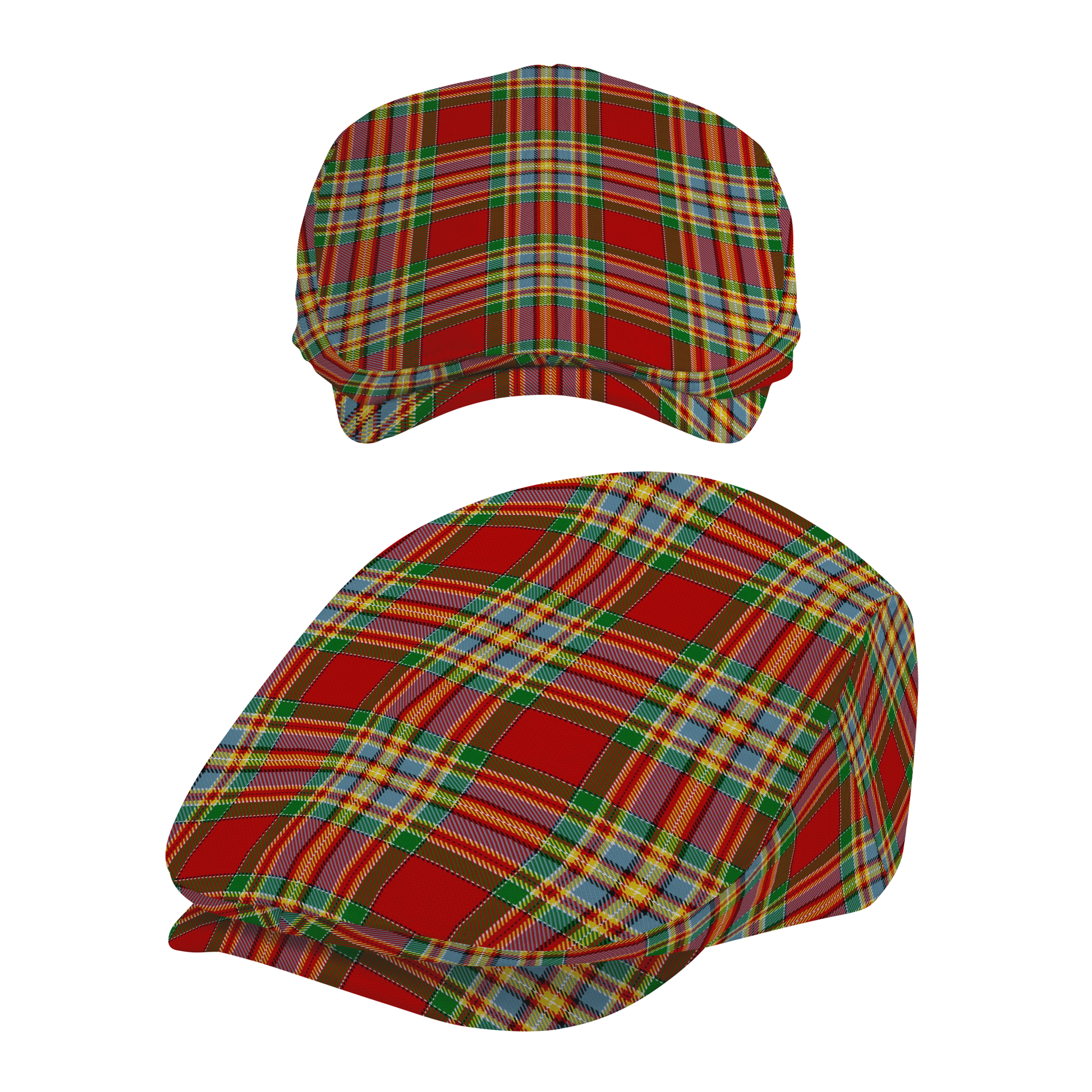 Clan Chattan Tartan Flat Cap