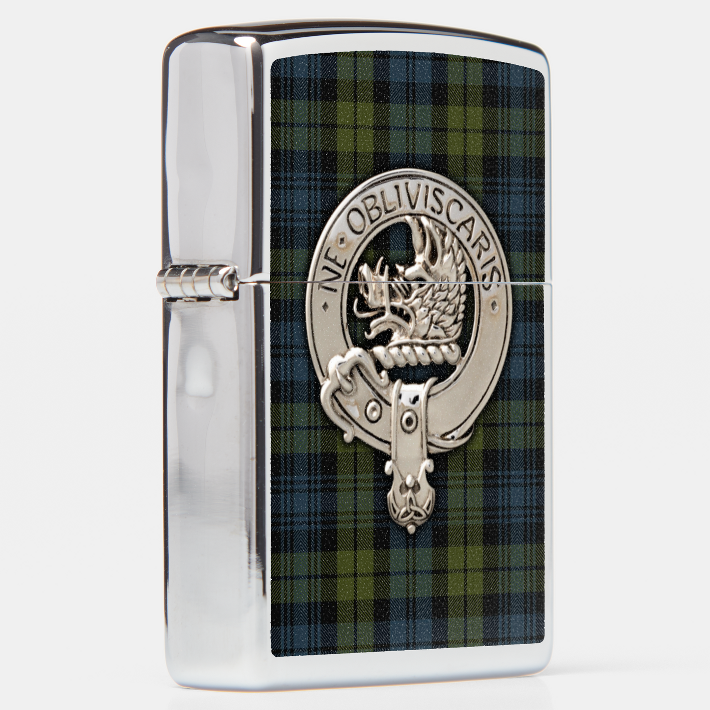 Clan Campbell Crest & Tartan Zippo® Lighter