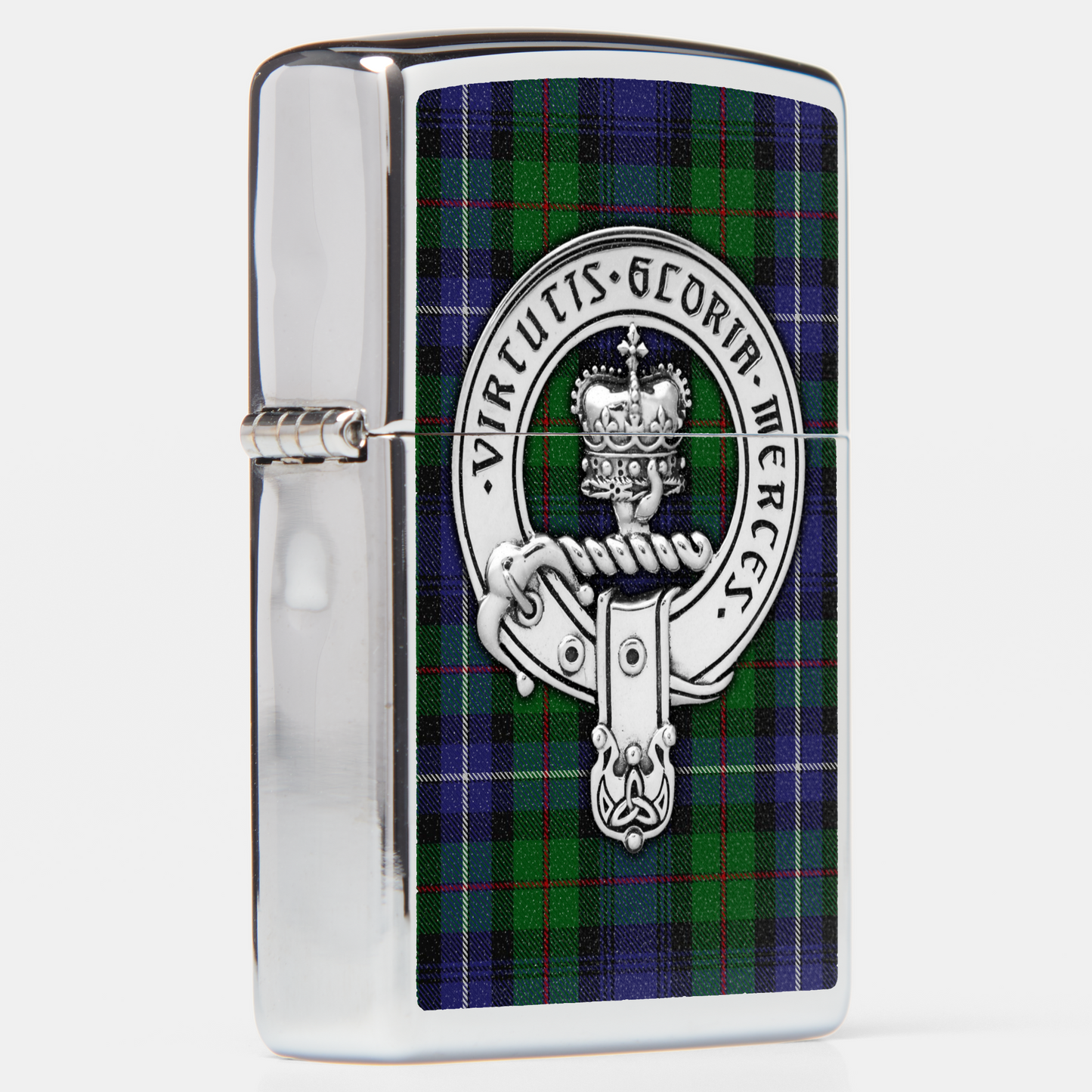 Clan Donnachaidh Crest & Tartan Zippo® Lighter