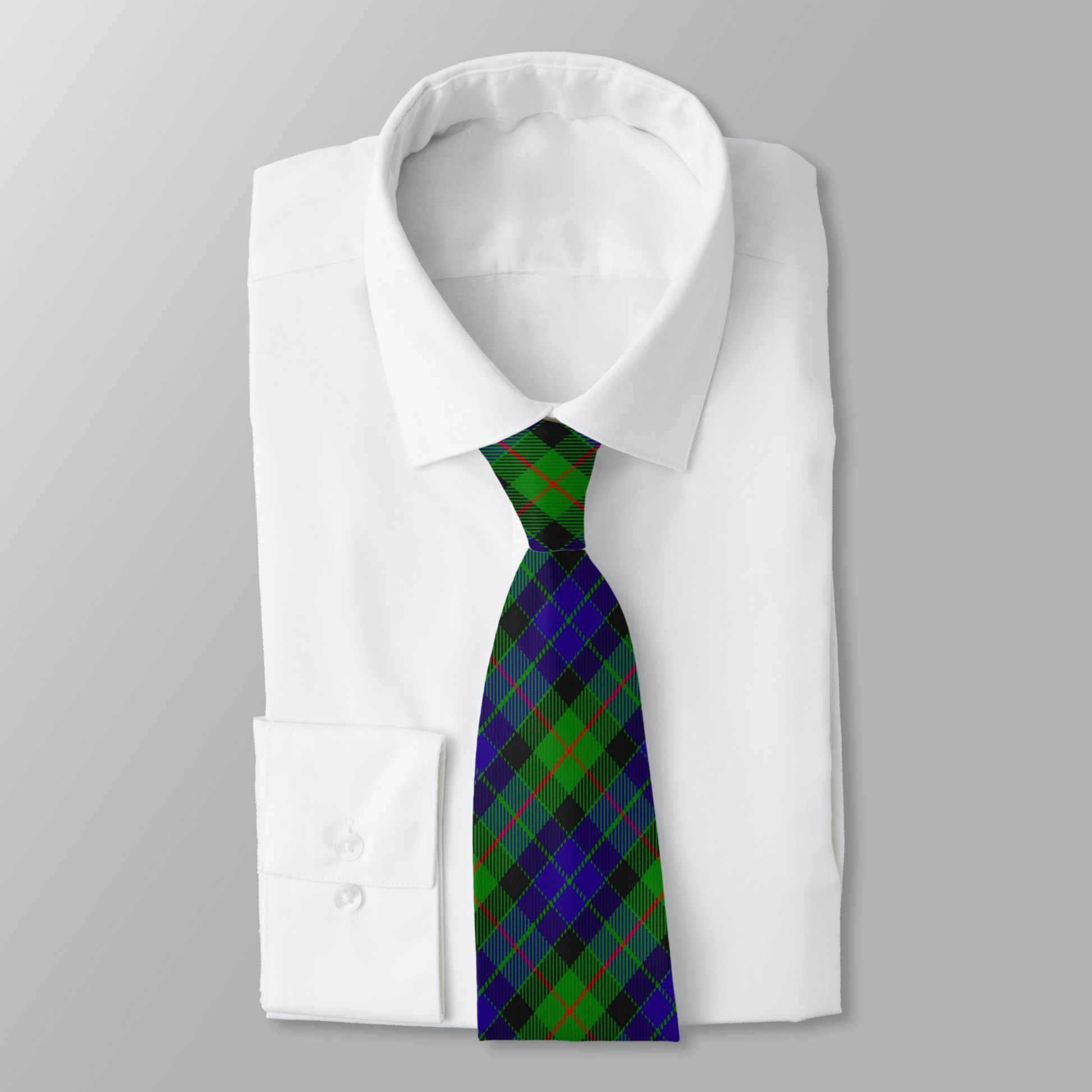 Clan Gunn Tartan Necktie