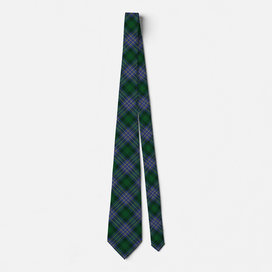 Clan Hughes Tartan Necktie