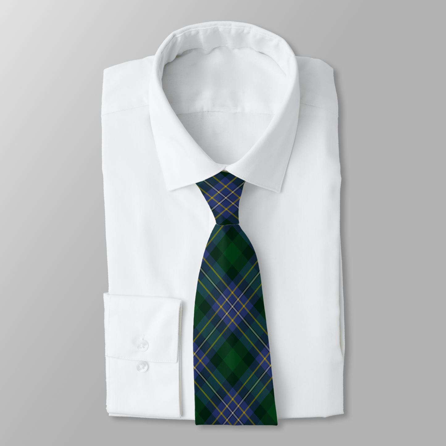 Clan Hughes Tartan Necktie