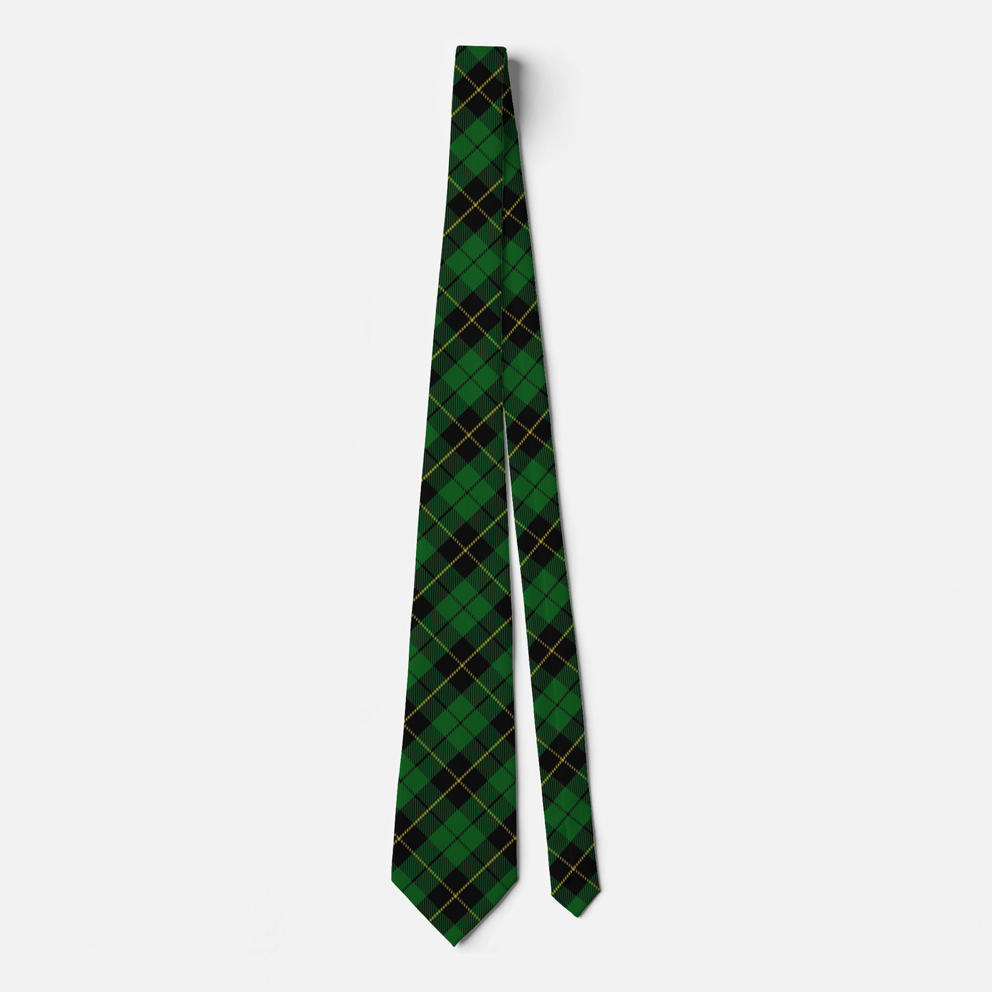 Clan Wallace Hunting Tartan Necktie