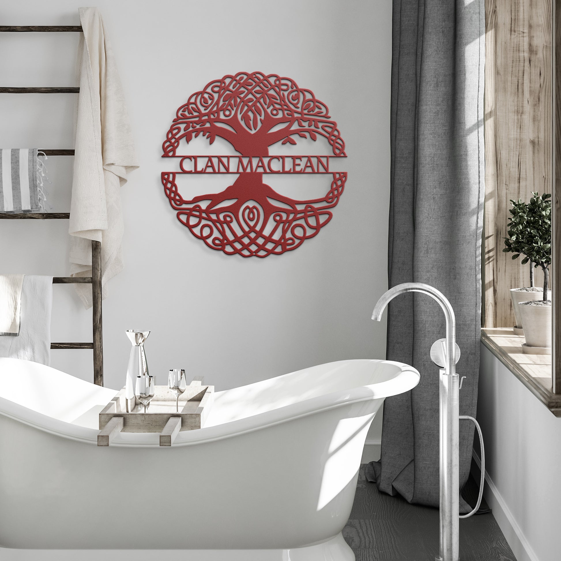 Clan MacLean | Celtic Tree of Life | Metal Wall Art