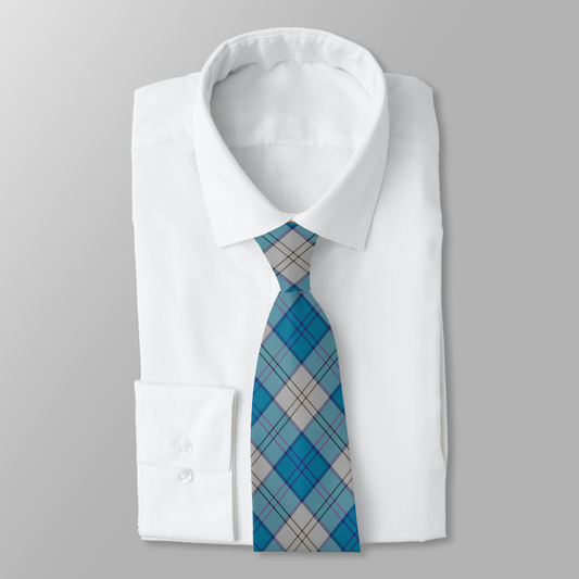 Dance - Lennox Turquoise Tartan Necktie