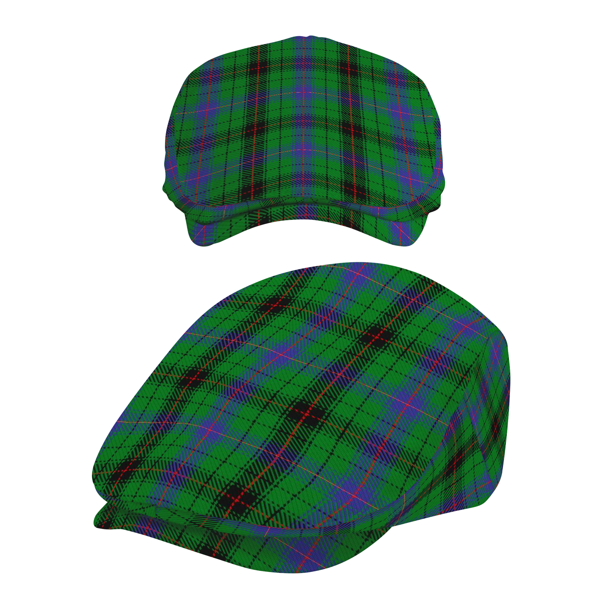 Clan Davidson Tartan Flat Cap