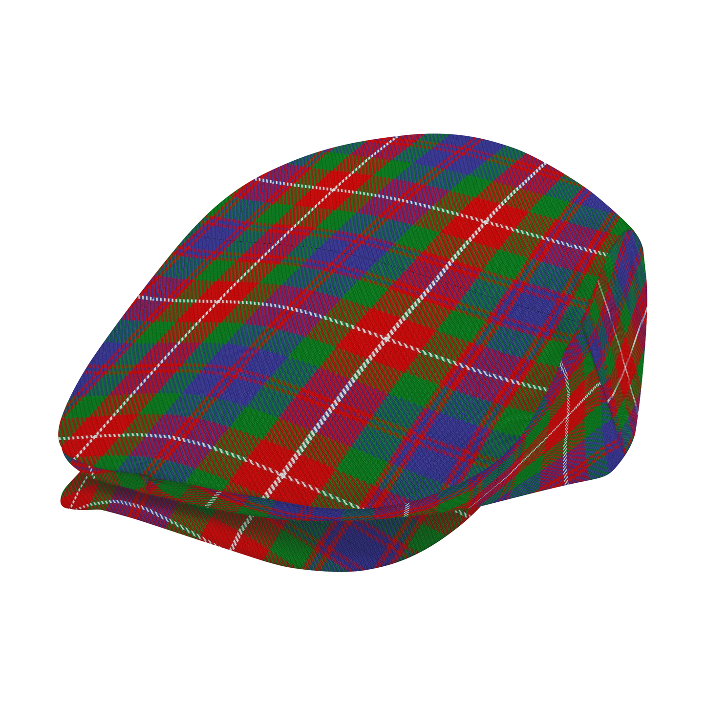 Clan Fraser of Lovat Tartan Flat Cap