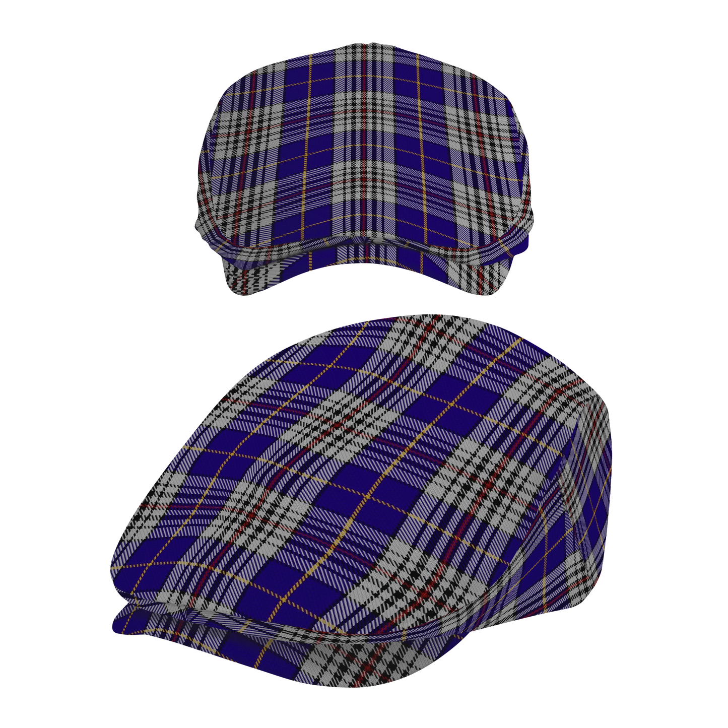 Clan Hannah Tartan Flat Cap