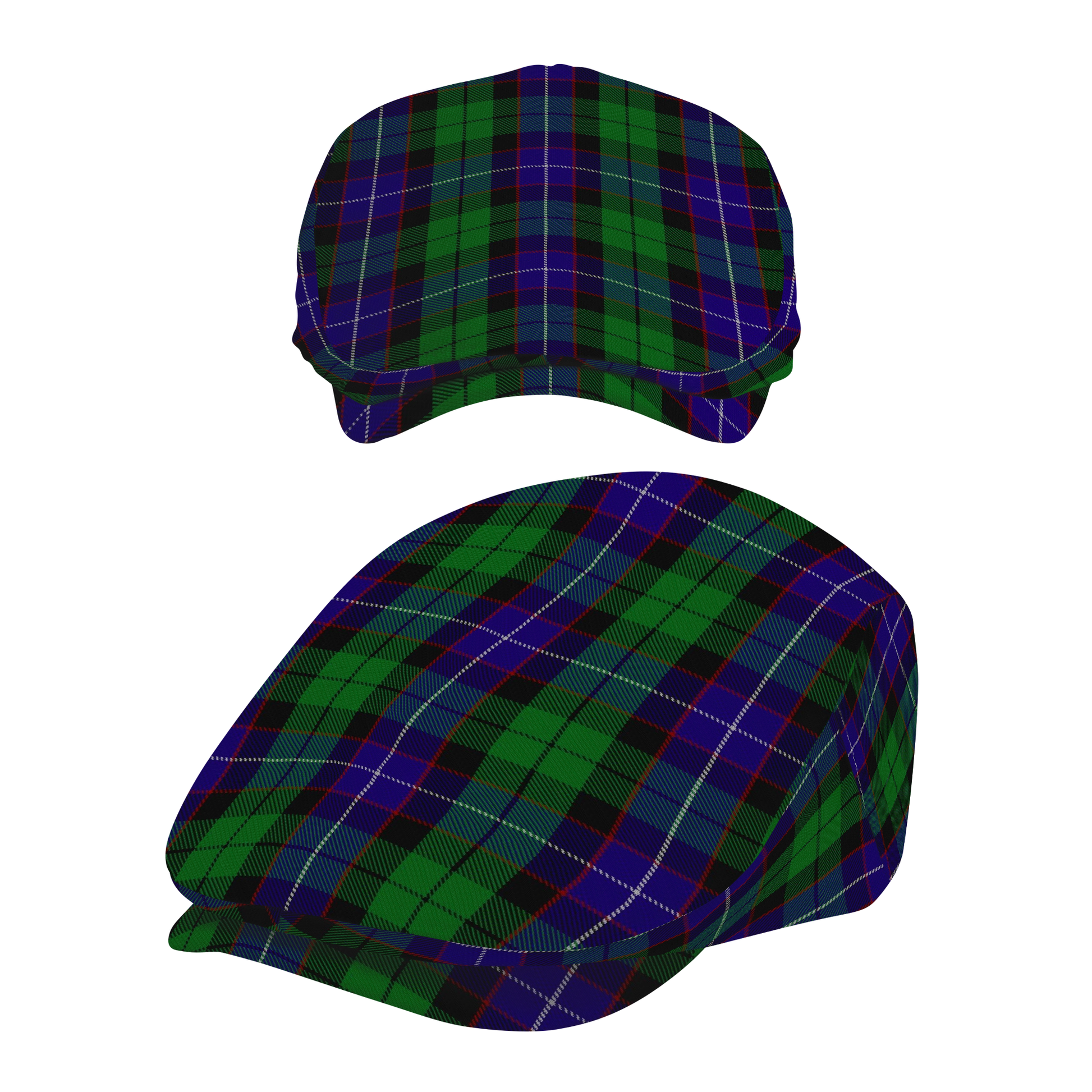 Clan Hunter Tartan Flat Cap