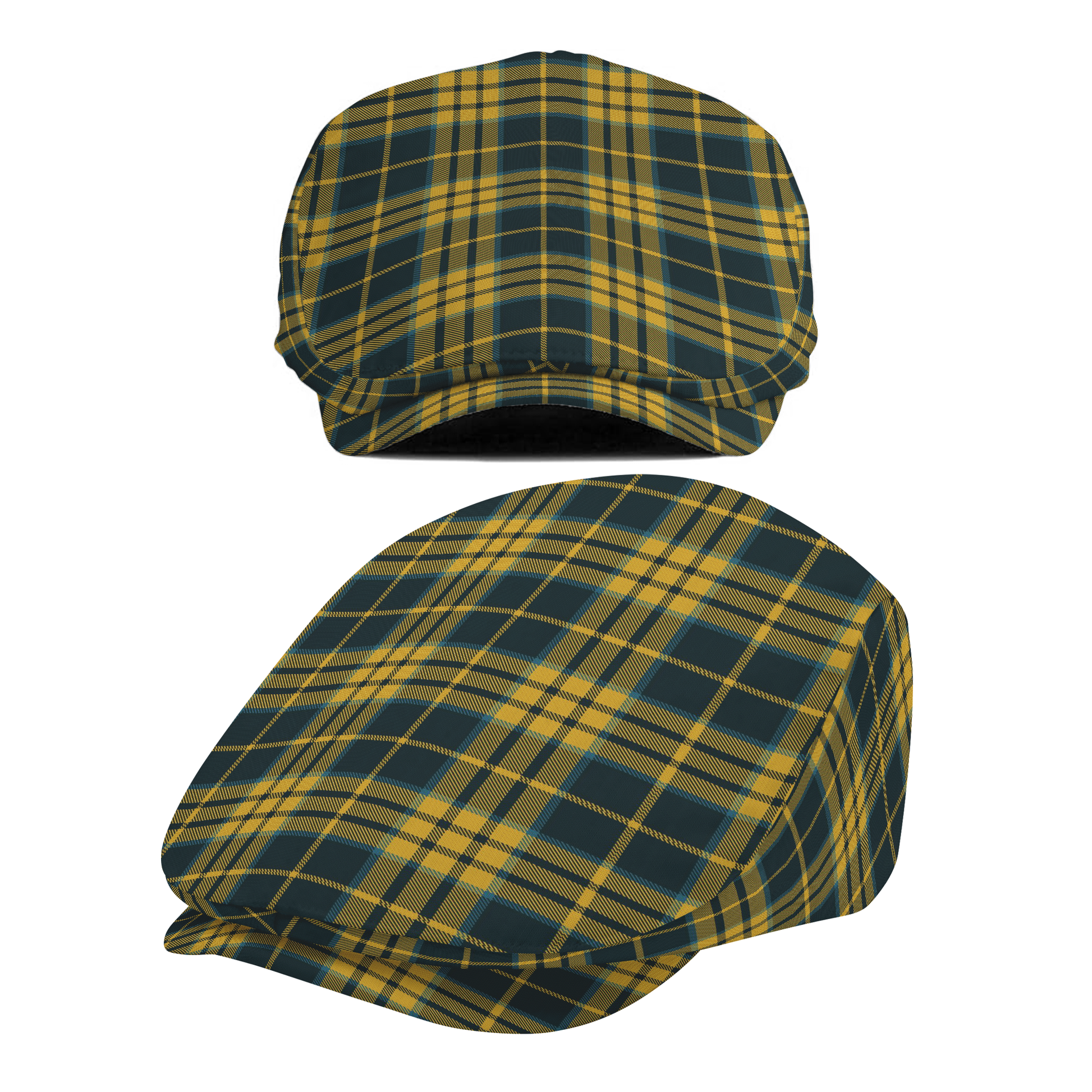North Dakota Tartan Flat Cap