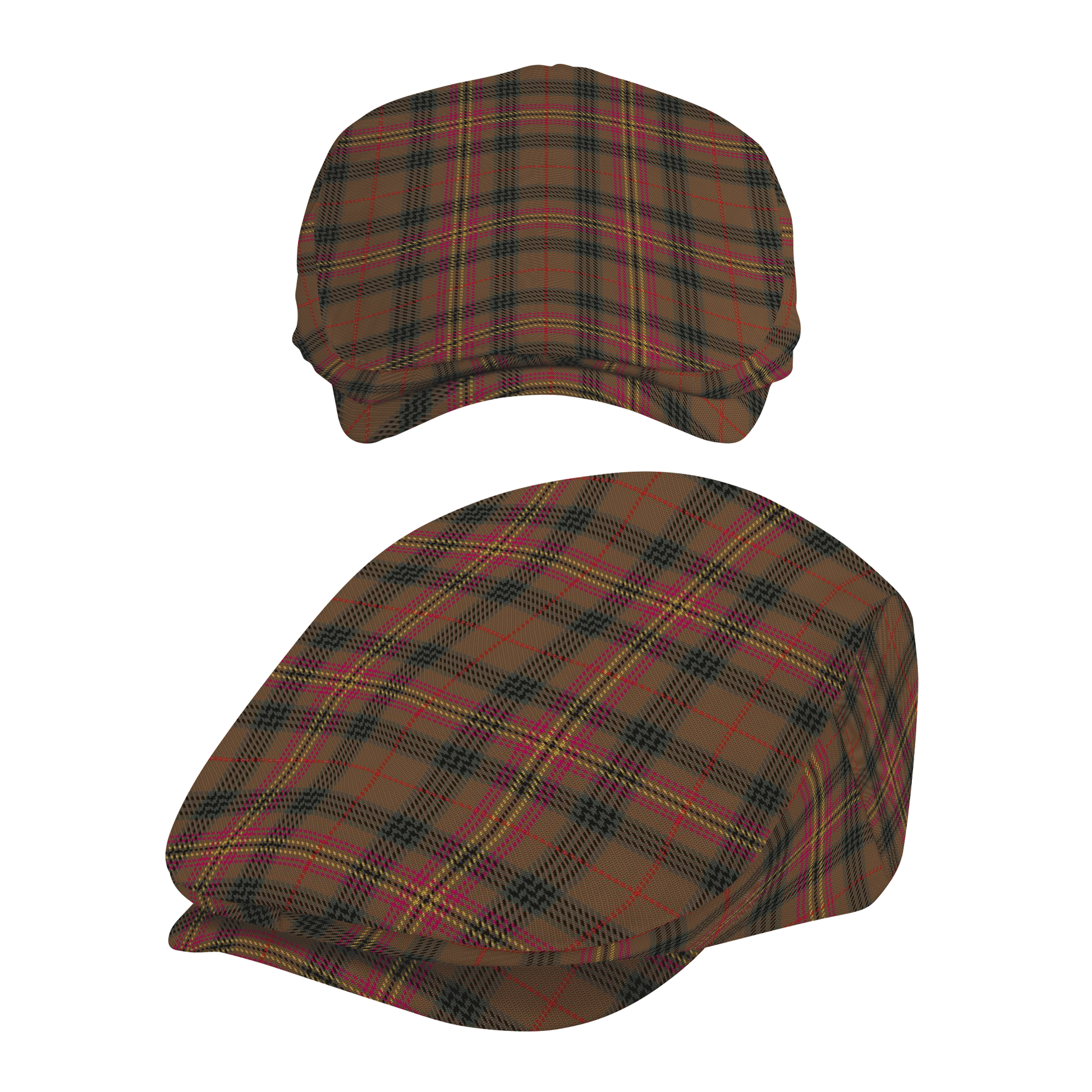 Clan Kennedy Weathered Tartan Flat Cap