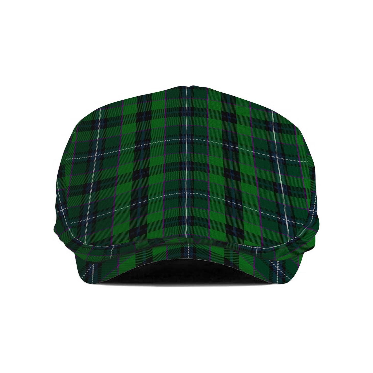 Clan Linden Tartan Flat Cap
