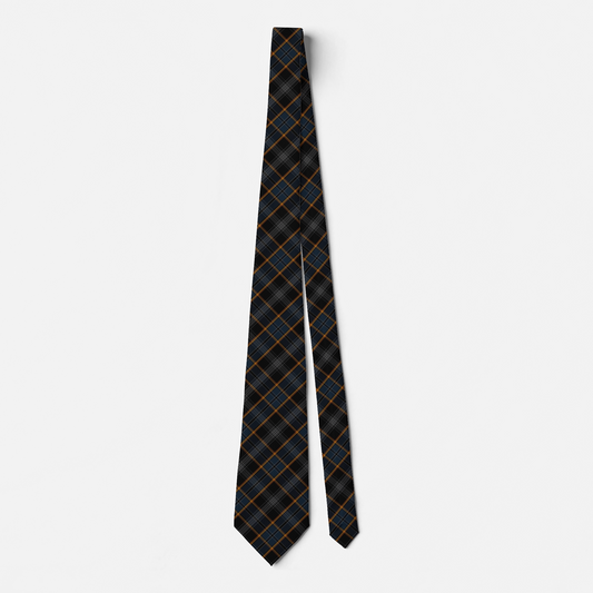 North Sea Oil Tartan Necktie