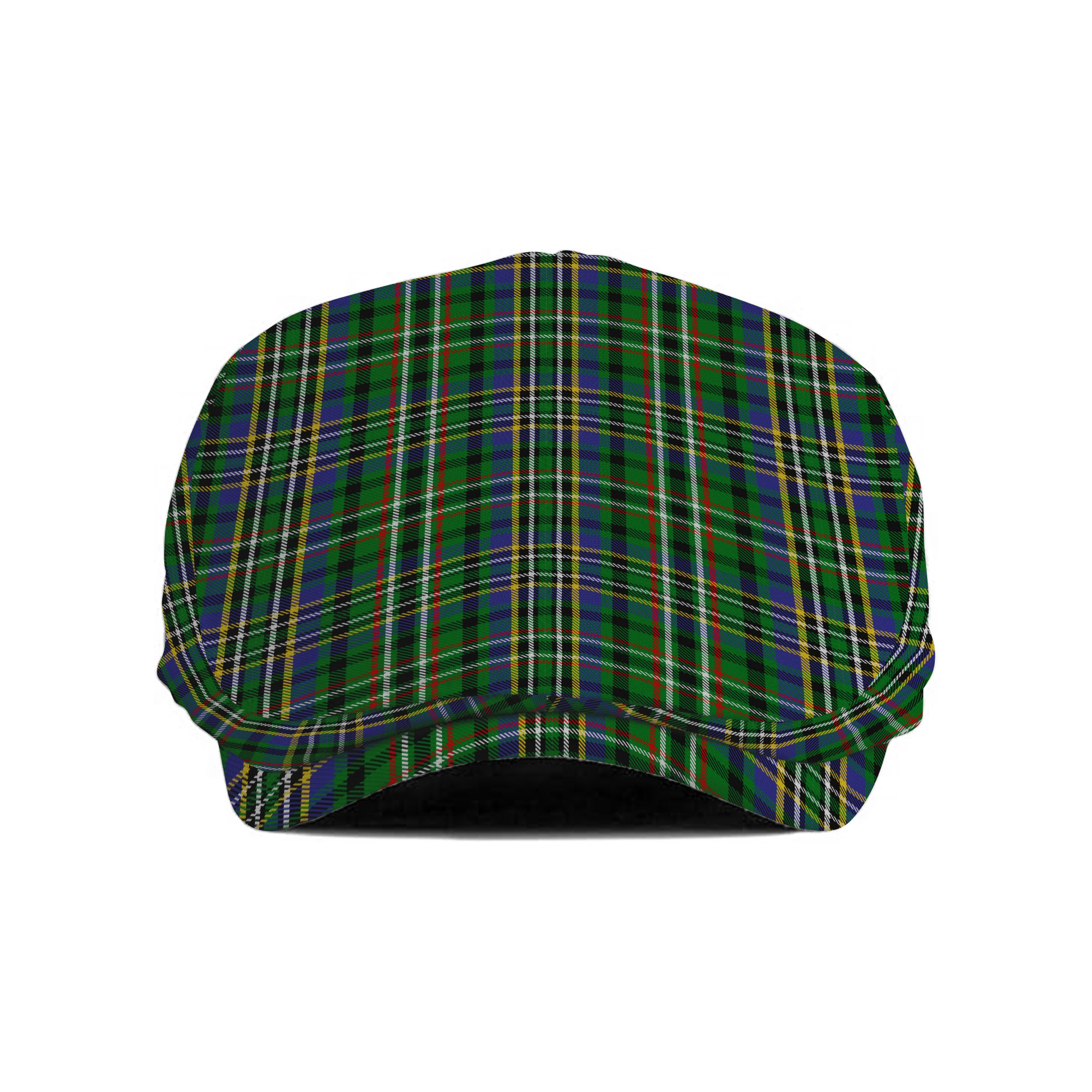 Clan Scott Green Tartan Flat Cap