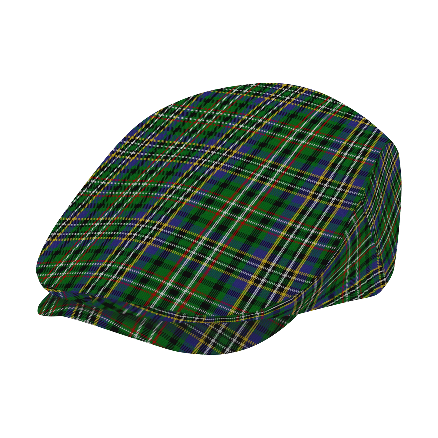 Clan Scott Green Tartan Flat Cap