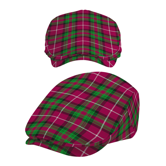 Clan Stewart of Bute Tartan Flat Cap