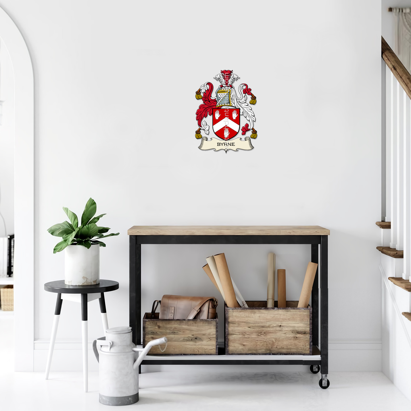 Irish Arms - Byrne | Metal Wall Art