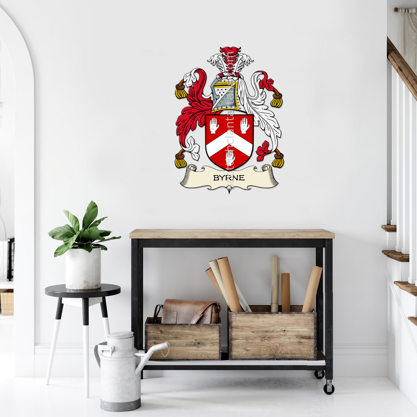 Irish Arms - Byrne | Metal Wall Art