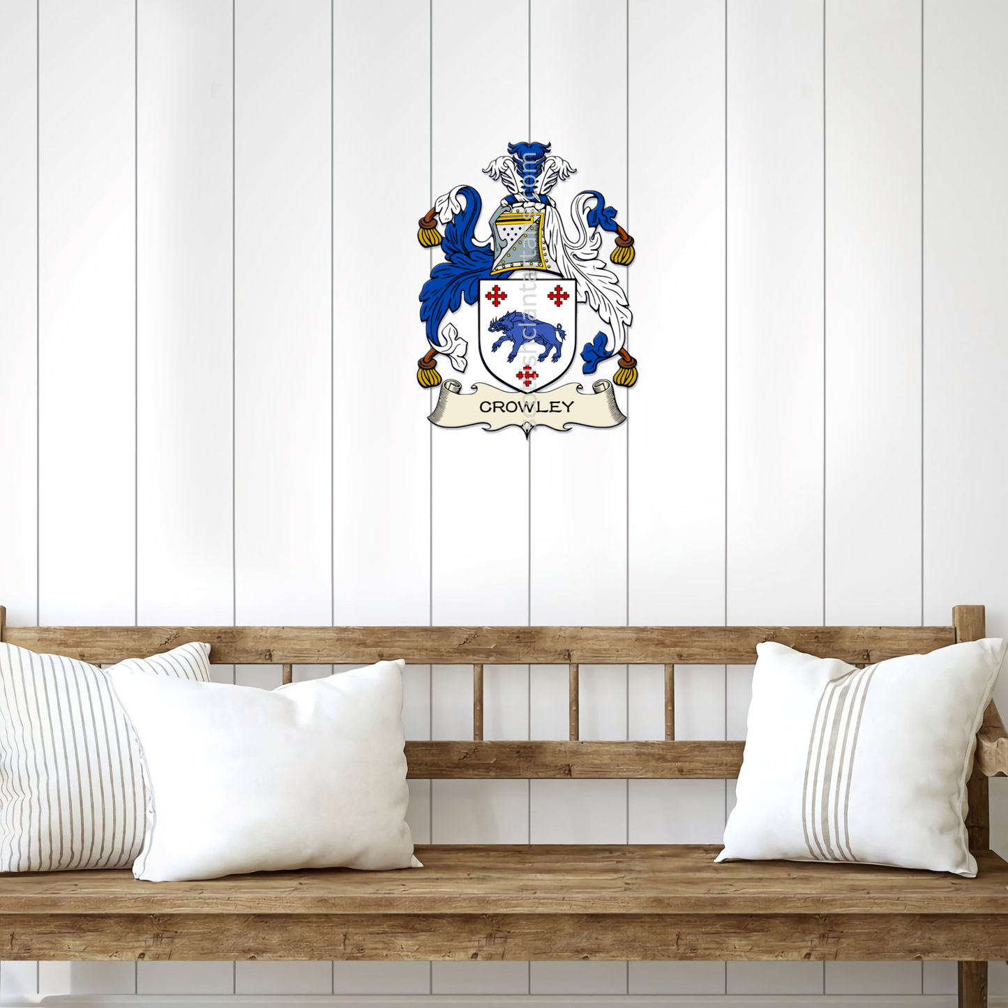 Irish Arms - Crowley | Metal Wall Art