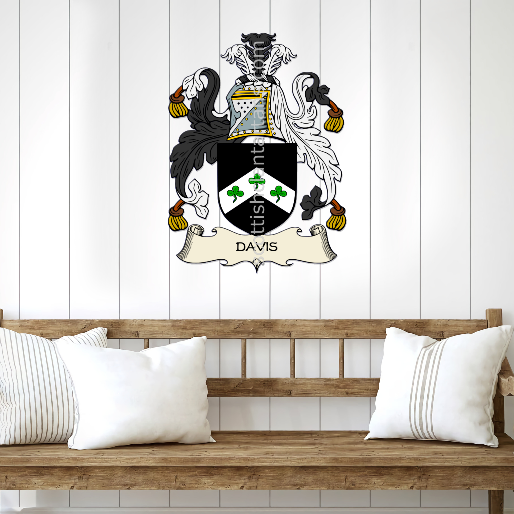 Irish Arms - Davis | Metal Wall Art