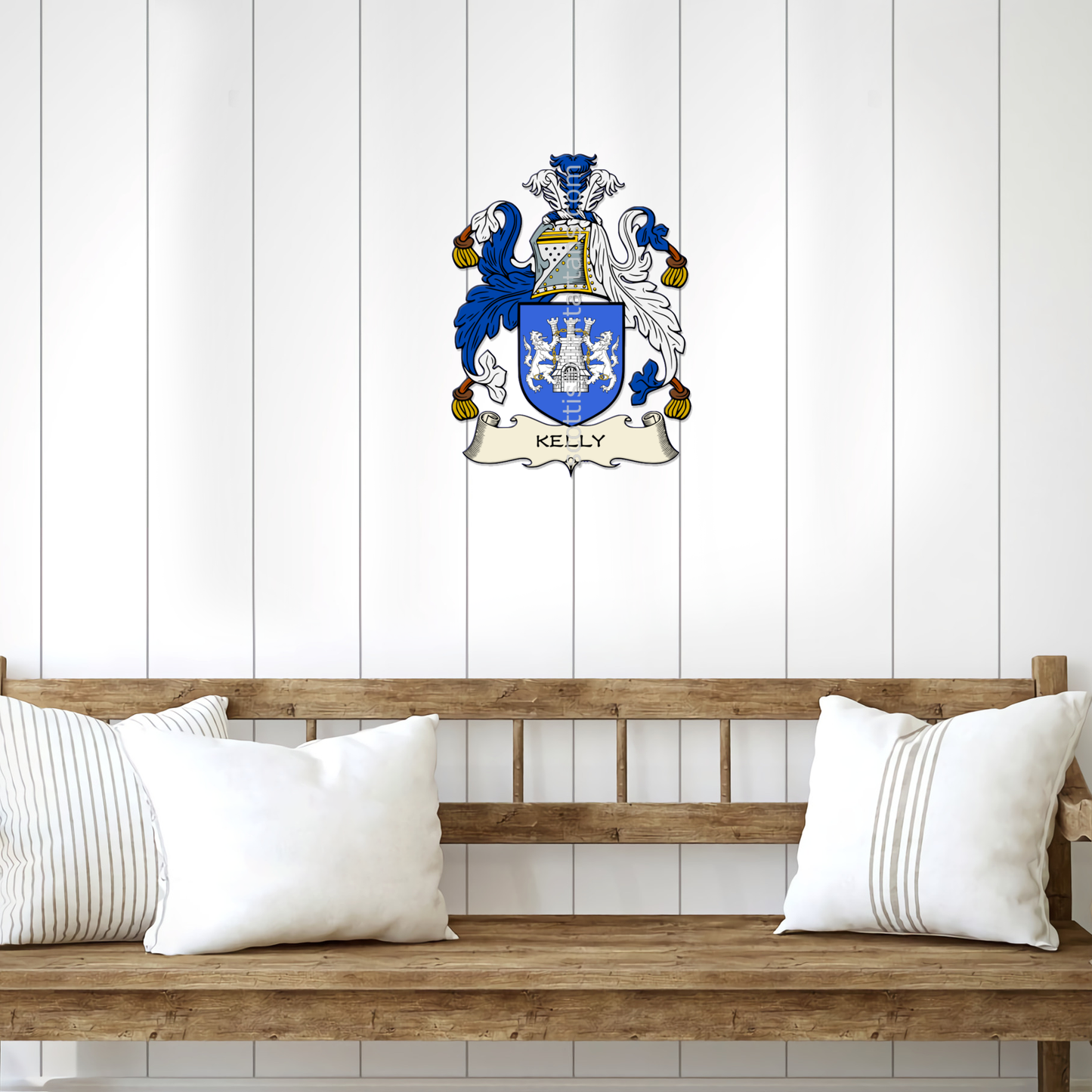 Irish Arms - Kelly | Metal Wall Art