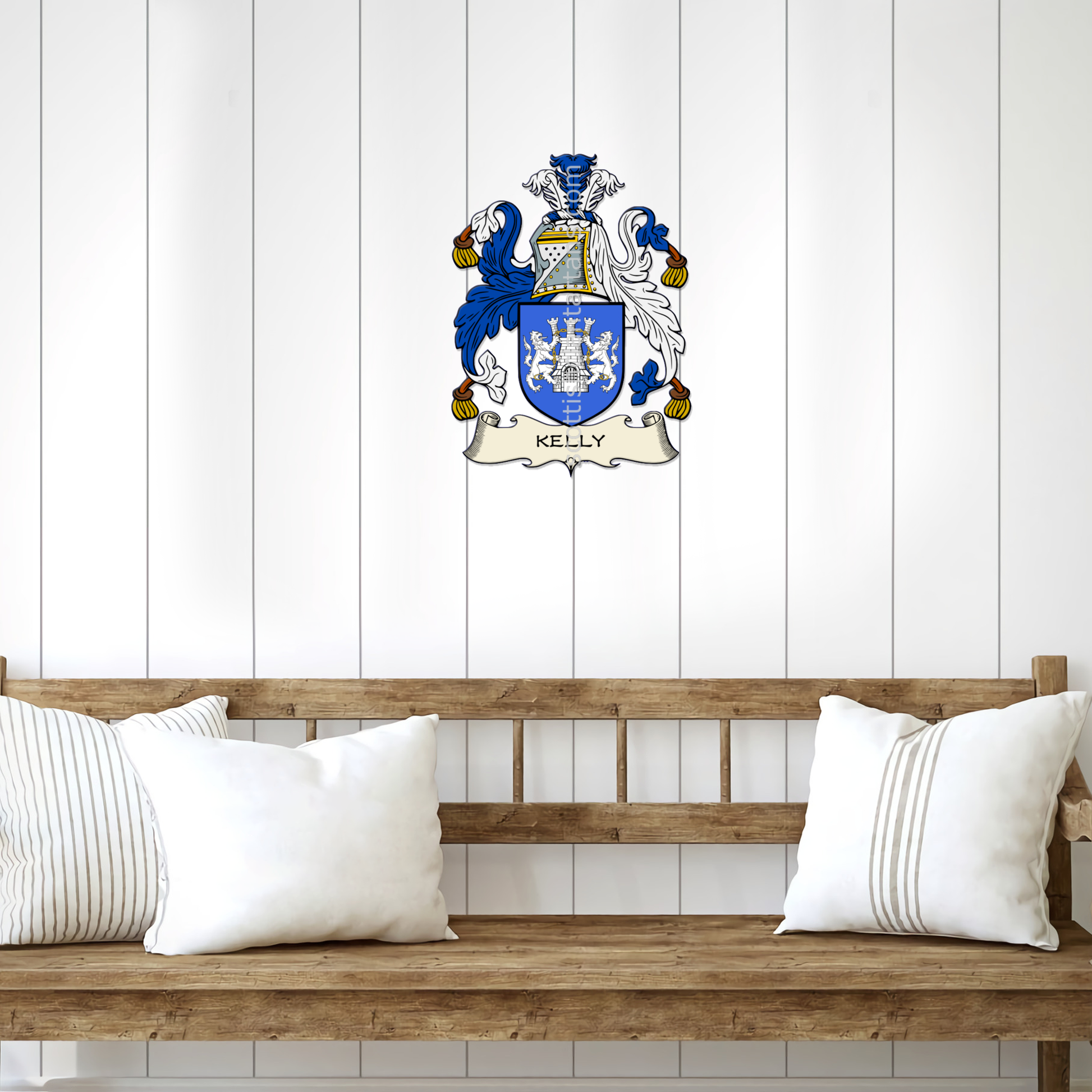 Irish Arms - Kelly | Metal Wall Art