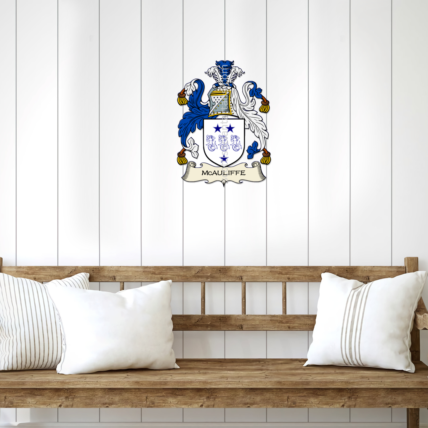 Irish Arms - McAuliffe | Metal Wall Art