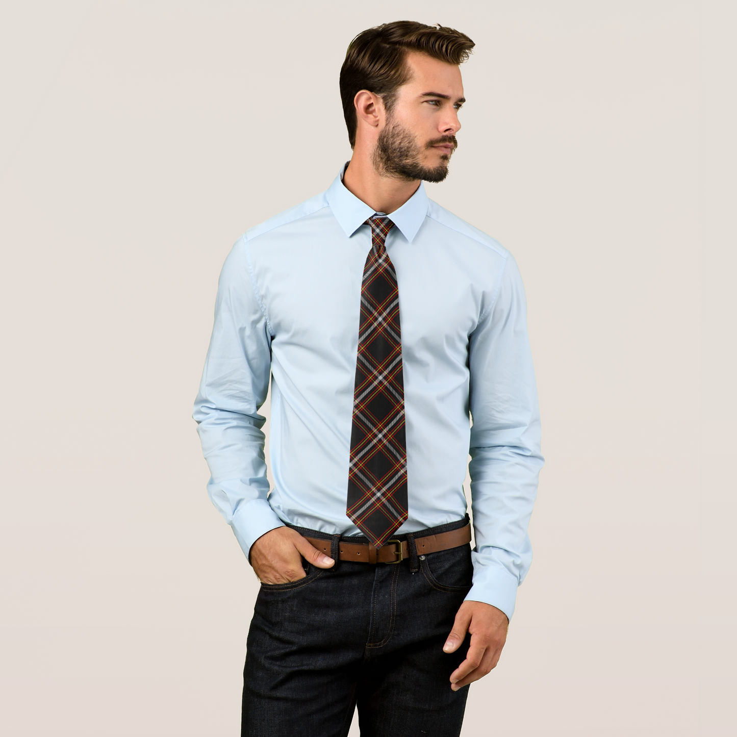 Black Country Tartan Necktie
