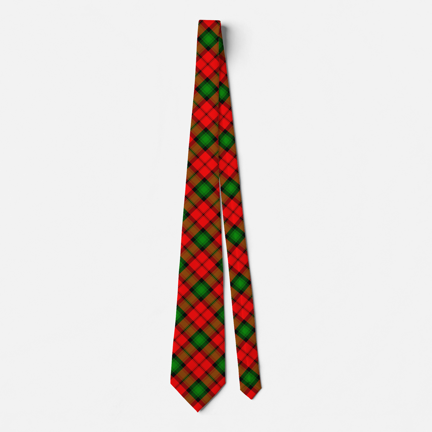 Clan Kerr Tartan Necktie