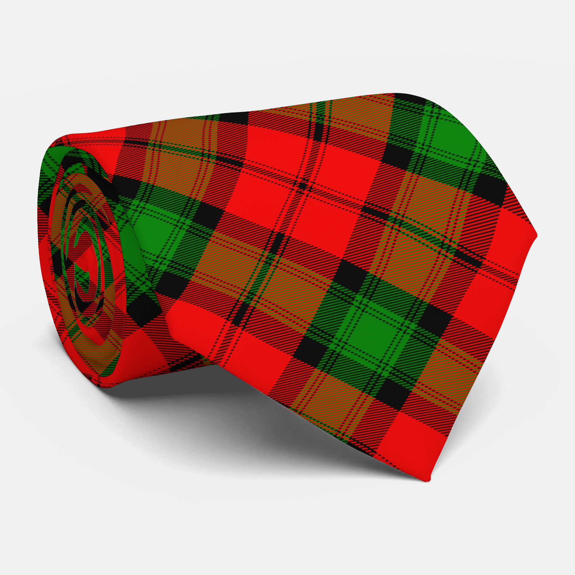 Clan Kerr Tartan Necktie