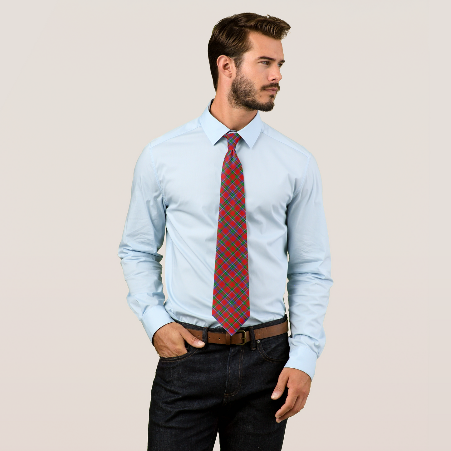 Clan Sinclair Tartan Necktie