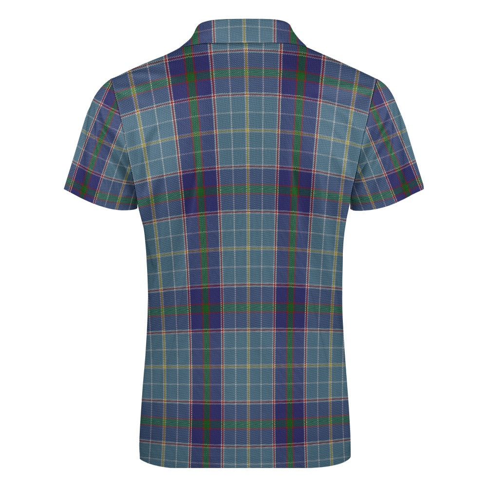 US State - Texas Tartan Short sleeve polo shirt