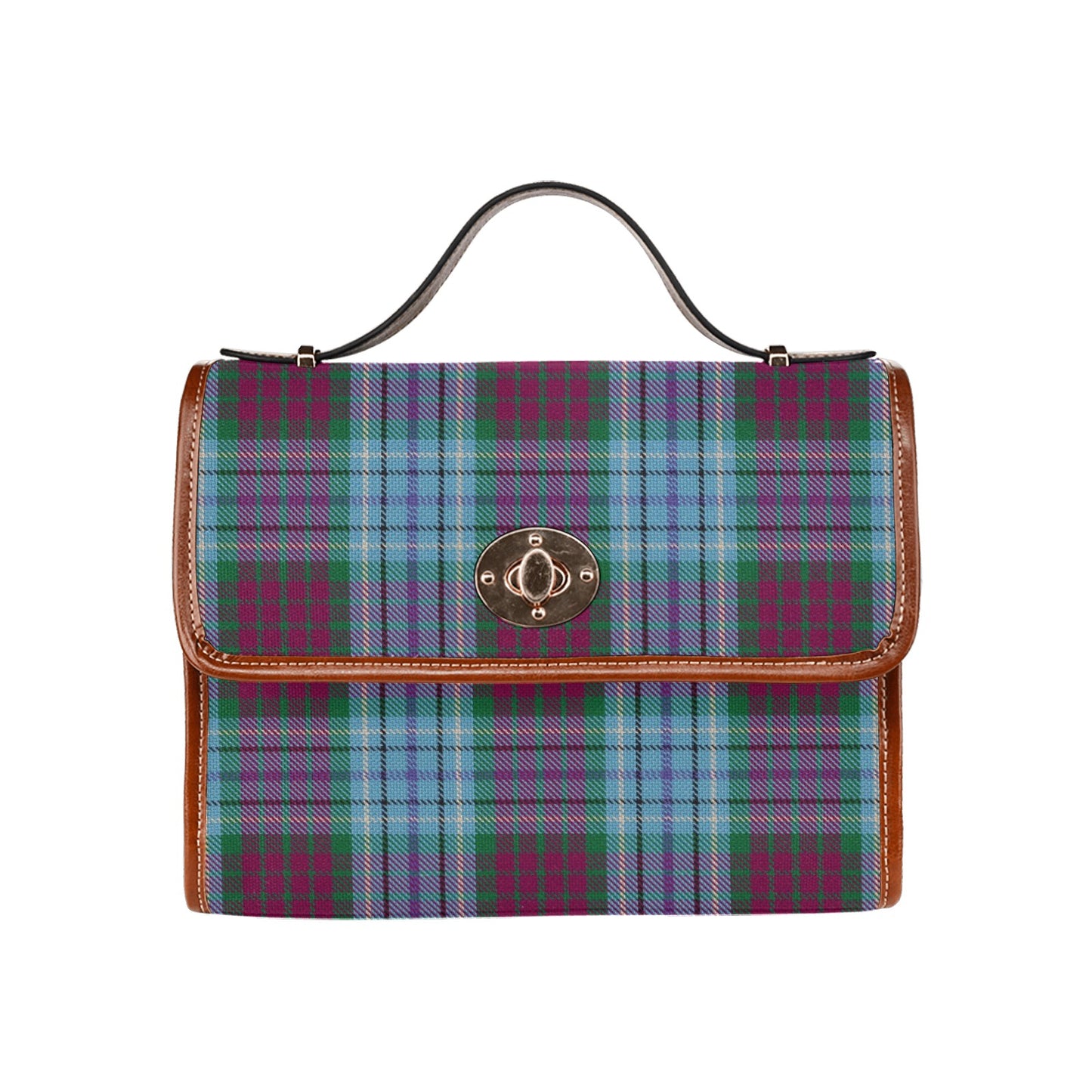 Dun Broch Tartan Waterproof Canvas Handbag