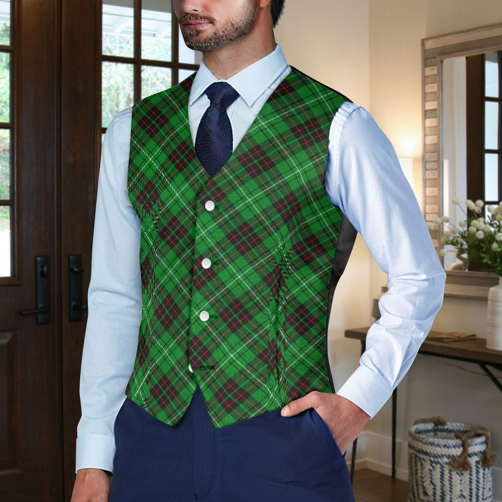 Clan MacAuley Tartan Suit vest jacket