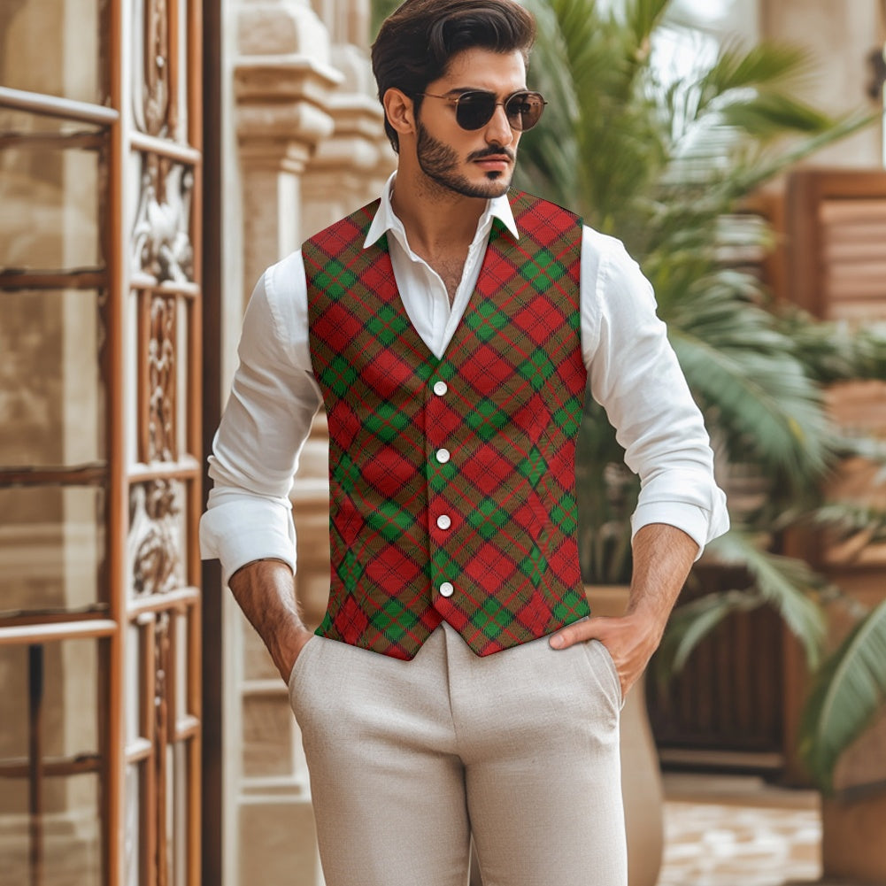 Clan Dunbar Tartan Suit vest jacket