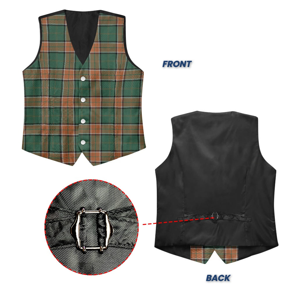 Clan Pollock Tartan Waistcoat