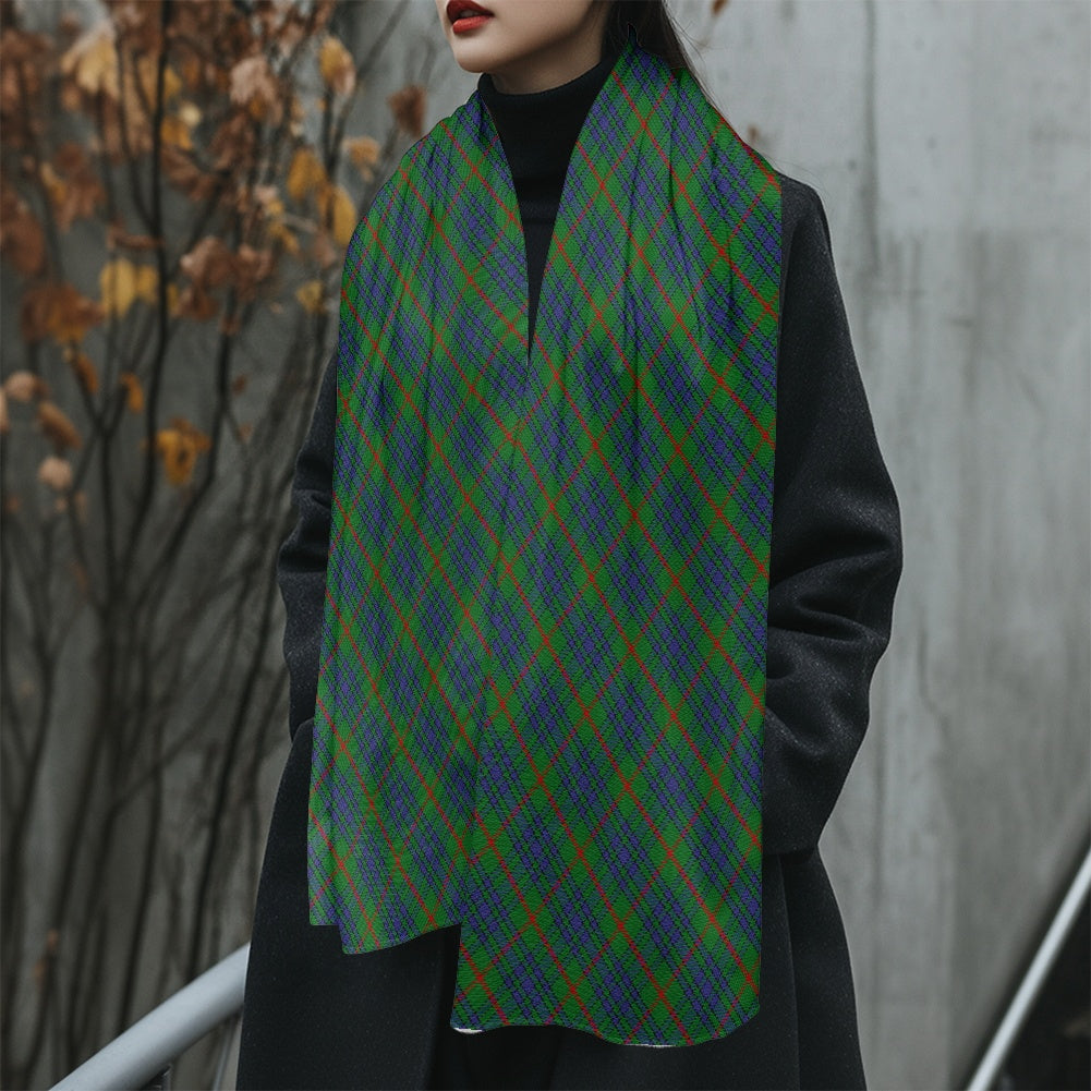 Clan Aiton Tartan Fluffy scarf