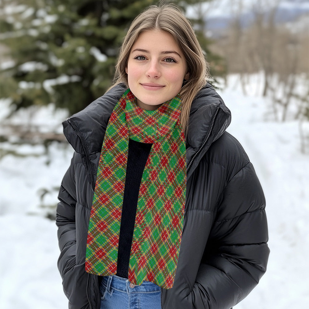 Clan Baxter Tartan Fluffy scarf
