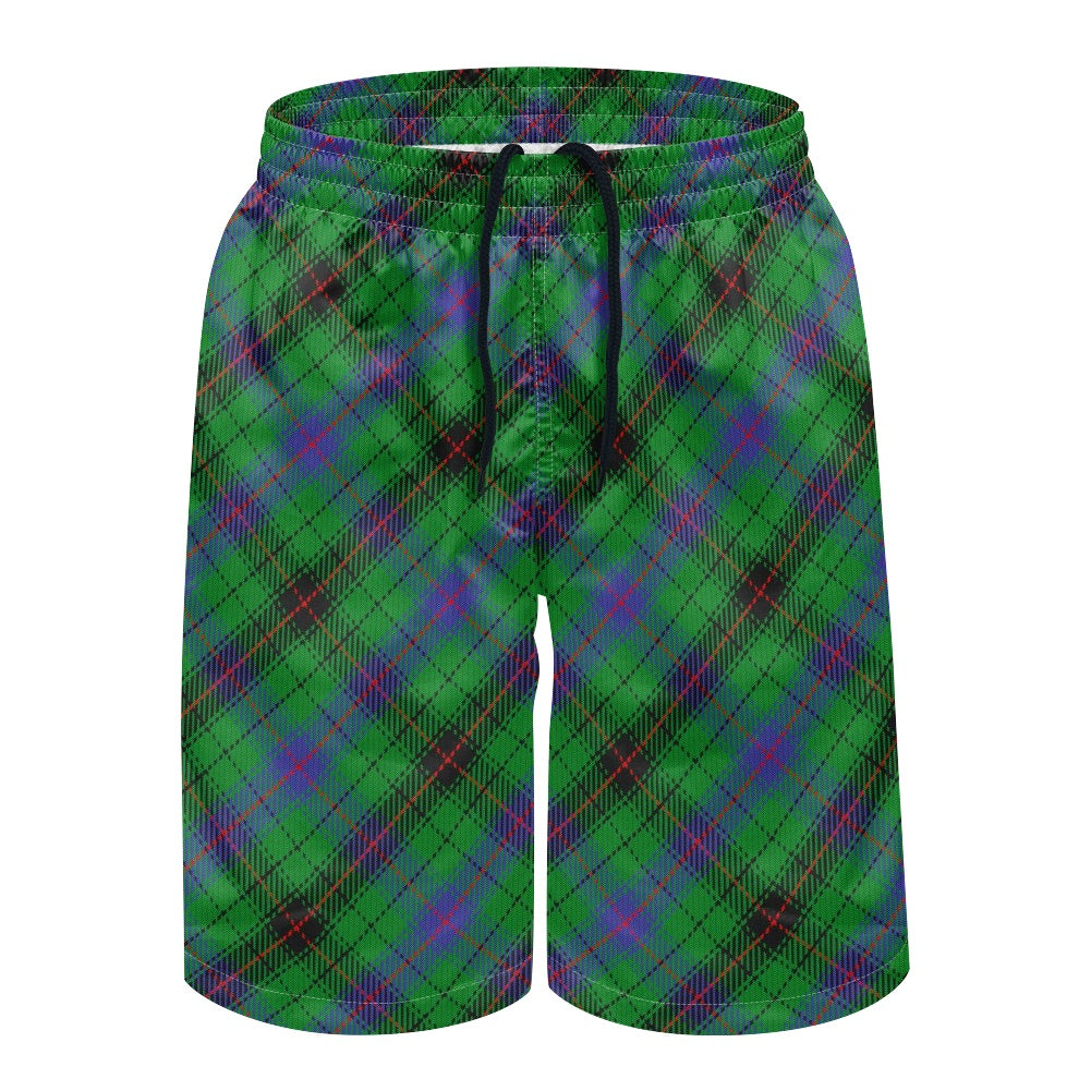 Clan Davidson Tartan Beach Shorts