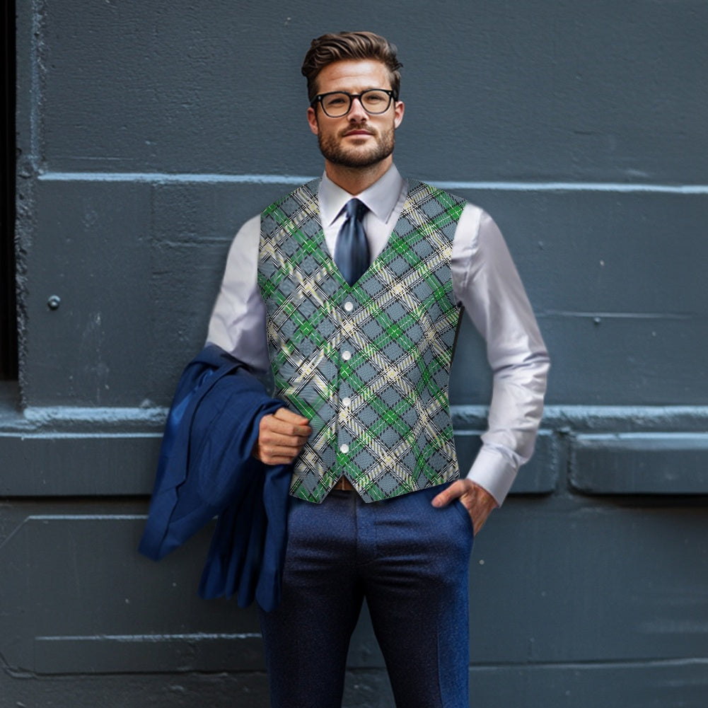 Clan MacDowall Tartan Waistcoat