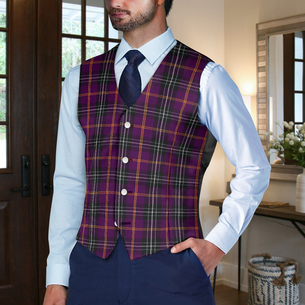 Cornish Curnow Tartan Suit vest jacket