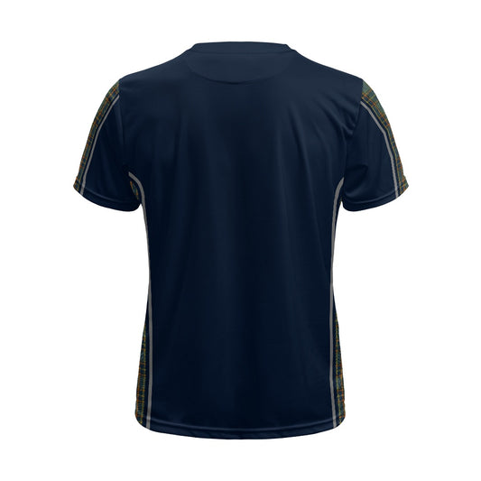 Irish County Antrim Tartan Strip Football Shirt