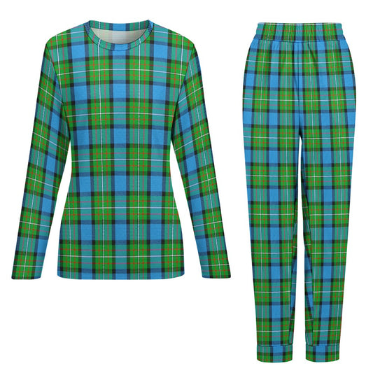 Clan Fergusson Tartan Women's Pajama Set