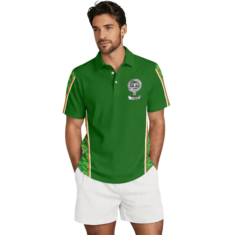 Clan MacLeod Crest & Shamrocks - Jacquie - Polo