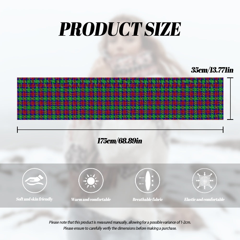Clan Aiken Tartan Fluffy scarf