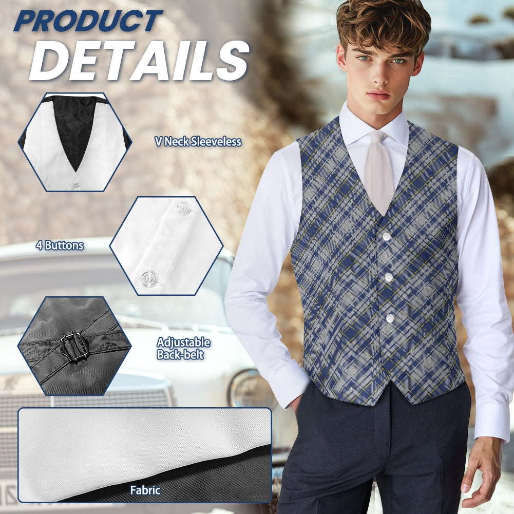 English County - Yorkshire Tartan Suit vest jacket