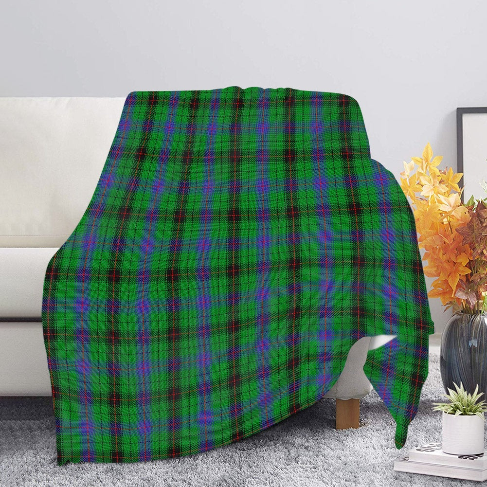 Clan Davidson Tartan Blanket